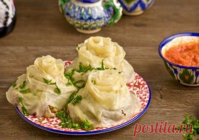 Узбекские пельмени розочки Гуль-хунон. Вкусно и со сметанным соусом и в томатной заливке. | Правильно, готовим! | Дзен