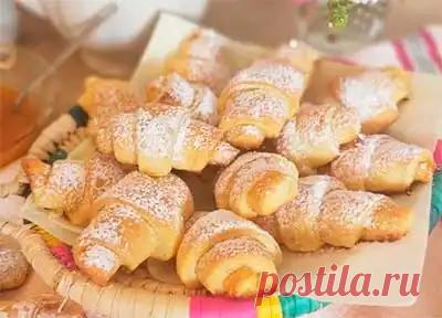 Творожные рогалики с конфитюром: фото рецепт, пошаговый, продукты