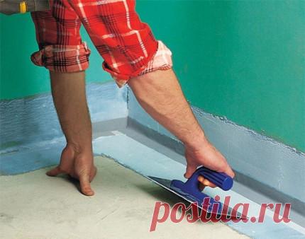 Как класть плитку на пол в ванной: технология укладки