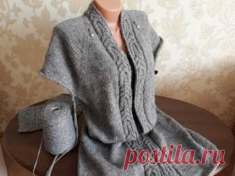 Кардиган – реглан сверху от Светланы Заяц