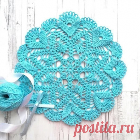 Схема салфетки 👌 интересные вещи для сада
