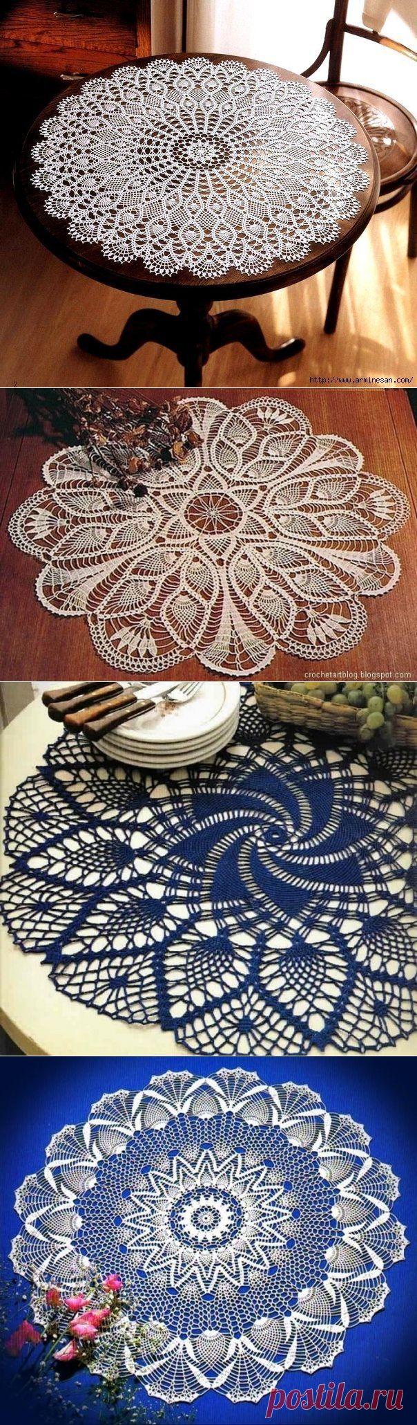 ВЯЗАНИЕ: САЛФЕТКИ КРЮЧКОМ