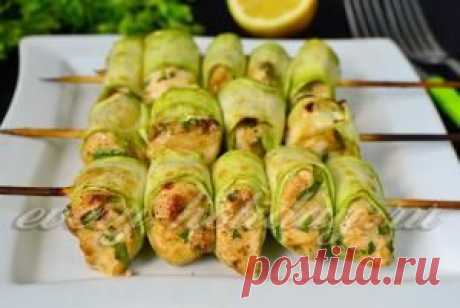 Куриный кебаб на шпажках: рецепт