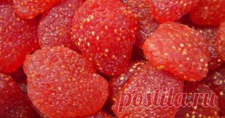 Клубничные цукаты