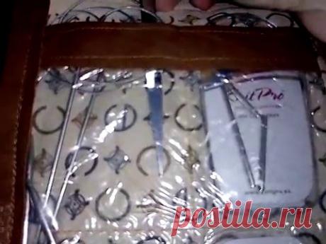 Папка-органайзер для вязальных инструментов (спиц и крючков )№2