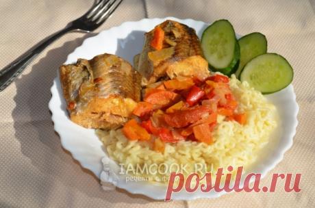 Минтай с овощами в мультиварке, рецепт с фото