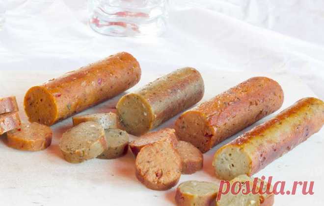 Нежные и сытные домашние вегетарианские сосиски из гороха - Продукты Планеты