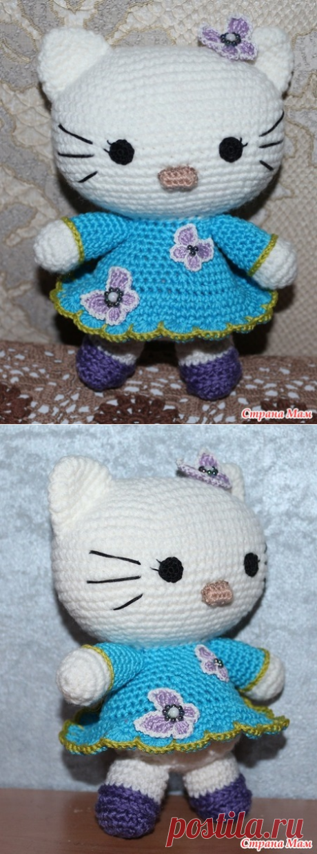 . Hello Kitty крючком - Вязание - Страна Мам