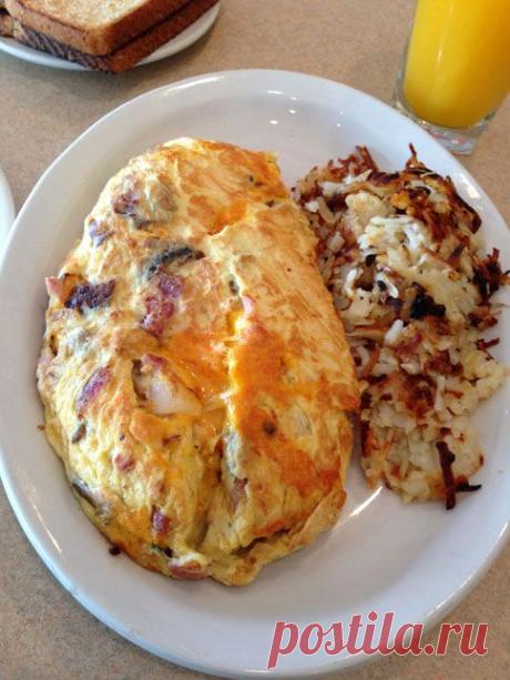 Идеальный мужской завтрак #1: омлет по-американски | BroDude.ru