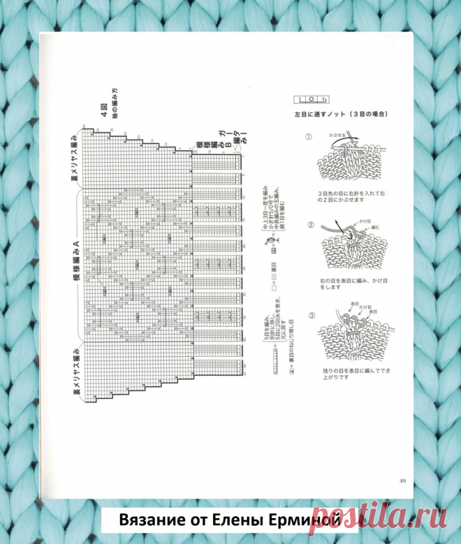 Схемы вязания к 25 моделям японского журнала 