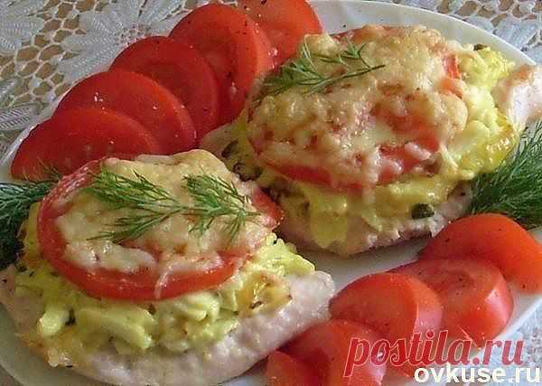 ▲Мясо с кабачками и помидорами под сырной корочкой▲ - Простые рецепты Овкусе.ру