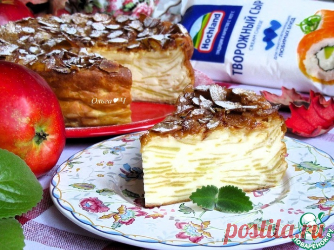 Яблочный чизкейк 