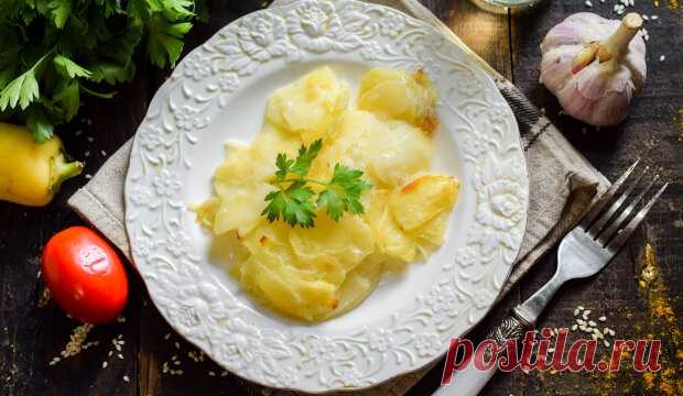 Картофель «Буланжер» по-французски! Изысканное блюдо из молока и картошки!