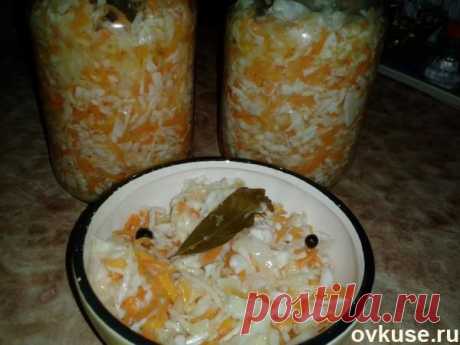 Капустка маринованная, быстрая, хрустящая!