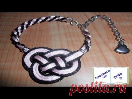 PULSERA CON NUDO DE HADA - YouTube