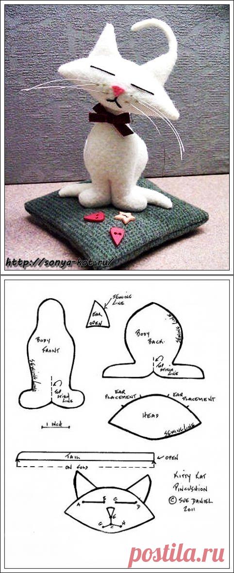 Выкройки мягких игрушек. Котик / Тильда, мягкие игрушки своими руками, выкройки / КлуКлу. Рукоделие - бисероплетение, квиллинг, вышивка крестом, вязание