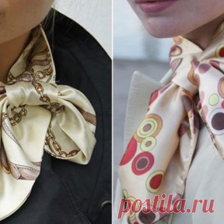 Французская косынка - идеальный аксессуар, и защитит и украсит