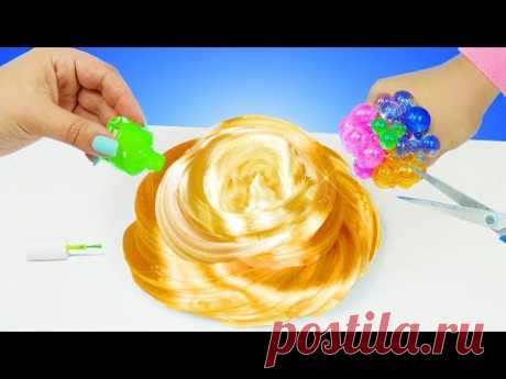 ЧТО БУДЕТ ЕСЛИ В ХЕНДГАМ ЗЕРКАЛО ДОБАВИТЬ СЛАЙМ из АНТИСТРЕССА, ЛАК ДЛЯ НОГТЕЙ, ПУЗЫРИ, КРЕМ КЛЕЙ?