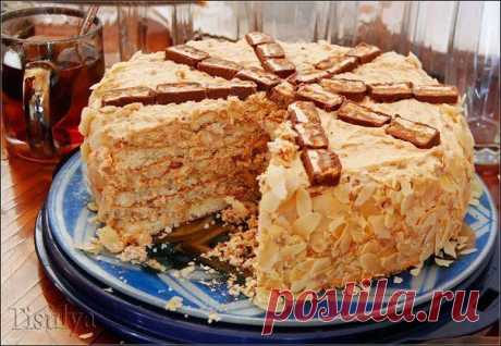 Торт &quot;Сникерс&quot; - Рецепты вкусной еды