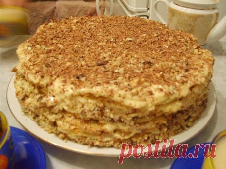 ЭКСПРЕСС -БЕЗ ЗАМОРОЧЕК !!!  **Коржи выпекаем на сковороде.