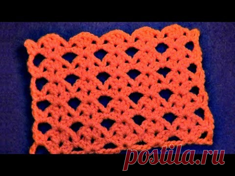 Узор Ажурные квадратики