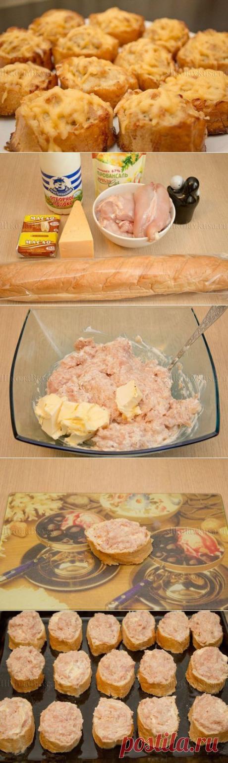Горячие бутерброды с курицей запеченные в духовке. | Готовим вместе