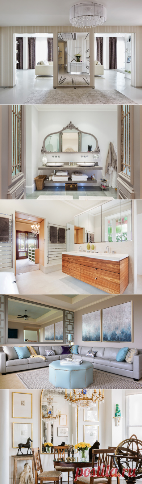 Разнообразие зеркал для дома | Роскошь и уют