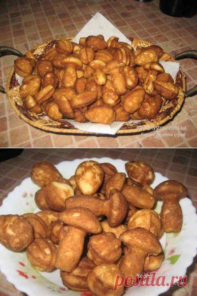 Печиво «Горішки і грибочки». Рецепт приготування печива грибочки горішки