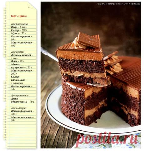 Приготовь! Шоколадные рецепты: вкуснейший торт «Прага» » Большие фото новости: ты увидишь мир