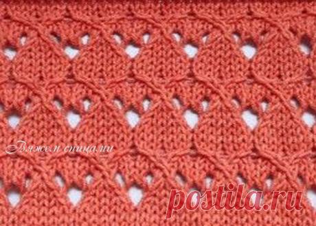 10 летних узоров со схемами которые наверняка вам пригодятся | Вяжем Спицами с Галиной | Дзен