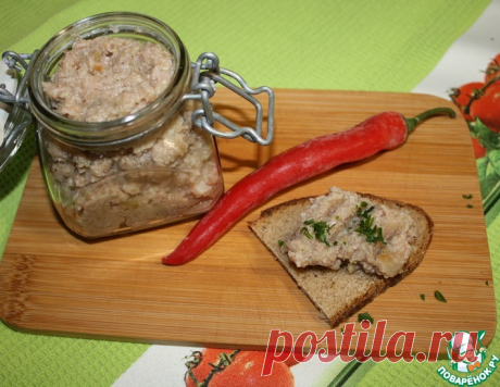 Рийет из овощей и копченой курицы – кулинарный рецепт