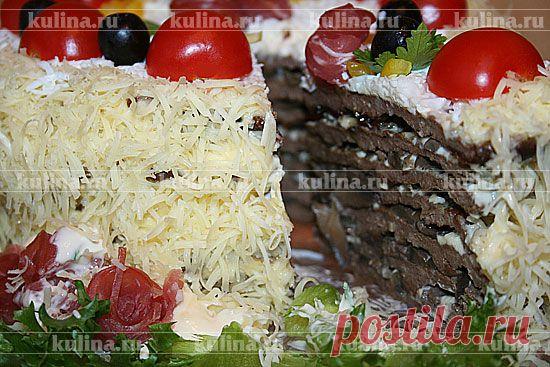 Печеночный торт праздничный | ДОМАШНИЙ ОЧАГ