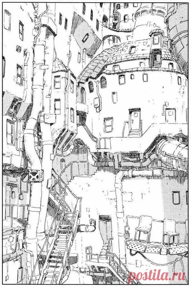 junxyard Knights of Sidonia - Tsutomu Nihei