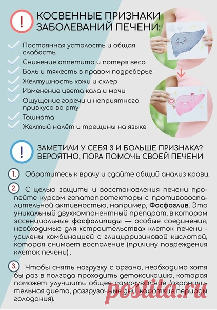 Вы знаете о том, что печень почти никогда не болит? Никогда. Вообще никогда. Это происходит очень редко. Поэтому о том, что с печенью творятся неполадки догадается только внимательный̆ к себе человек.
⠀
Рассказываем, что должно вас насторожить