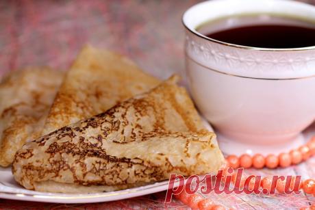 Интересный рецепт блинов на отваре из макарон | Четыре вкуса