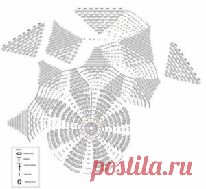 Салфетка 3D - Вязание (схемы на все модели)