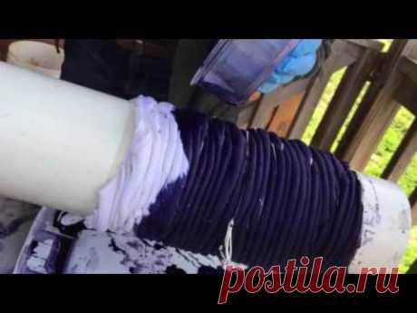 Applying Shibori Dye