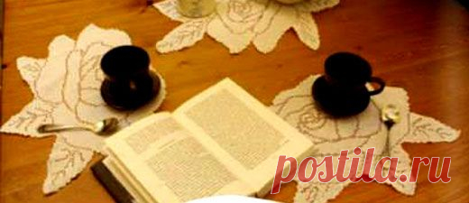 Коврик "Розочка" крючком. Схема
