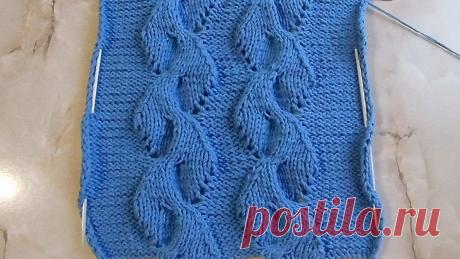 Ажурная Коса-Волна Вязание спицами Видеоурок 155 - YouTube - Funny Videos, Movies india, TV show, video india, hottest - Pkvideo.Net Ажурная Коса-Волна с текстовым описанием и схемой узора. Красивая, необычная коса, напоминающая волну. Раппорт косы: 11 петель, 20 рядов. В двух рядах делае...