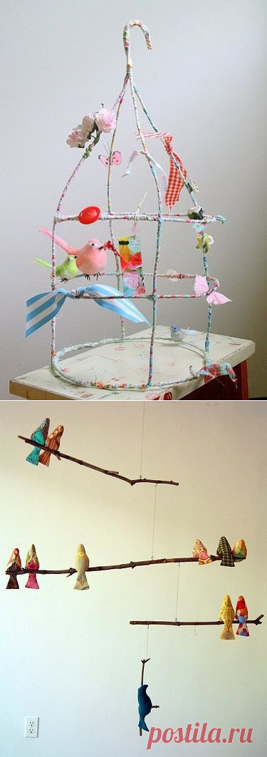 Птички + шаблон