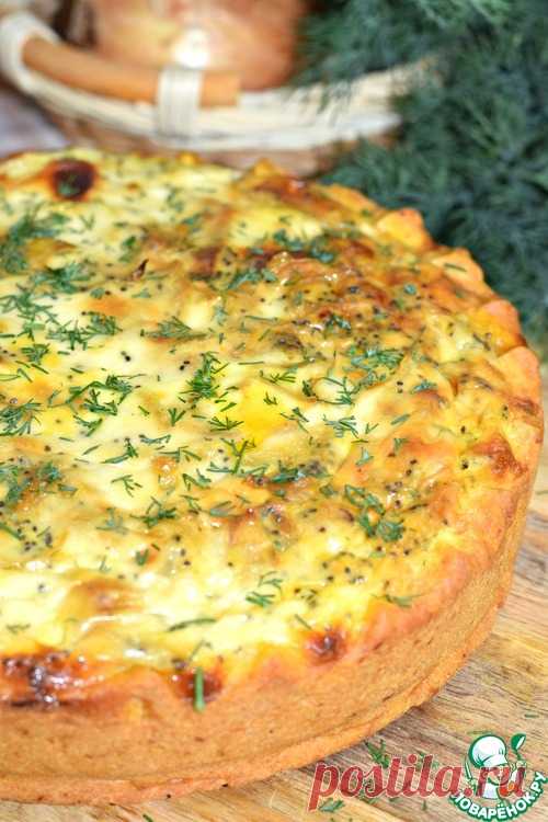 Пирог луковый - кулинарный рецепт