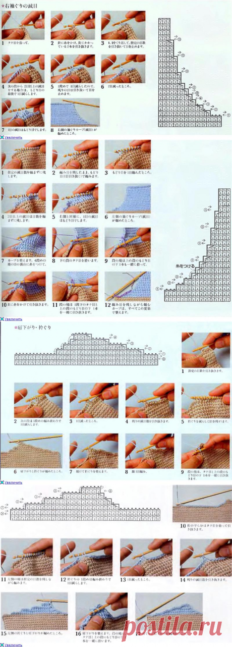 ТУНИССКОЕ ВЯЗАНИЕ. КАК ВЯЗАТЬ ПРОЙМУ? МАСТЕР-КЛАСС