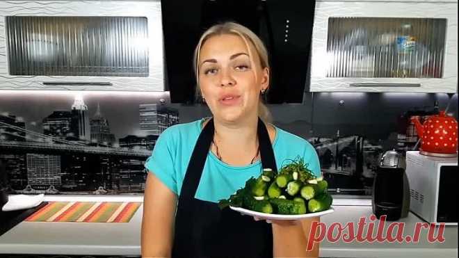 Малосольные Огурцы в Пакете за 3 часа Вкусные Хрустящие Быстрый Простой Рецепт Малосольных Огурцов