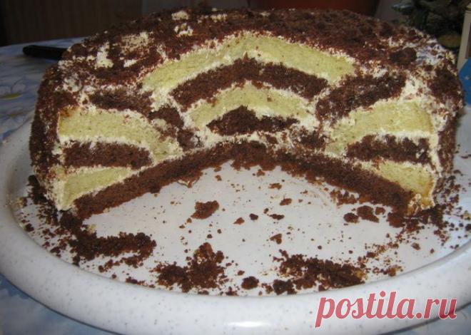 Торт с необычайно красивым разрезом