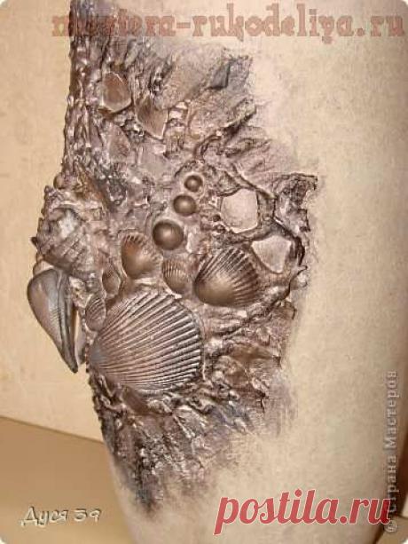 Мастера рукоделия - рукоделие для дома. Бесплатные мастер-классы, фото и видео уроки - Мастер-класс по технике терра: Пизанская ваза