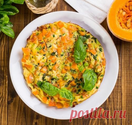 Итальянский омлет - фриттата с овощами. Рецепт с пошаговыми фото
