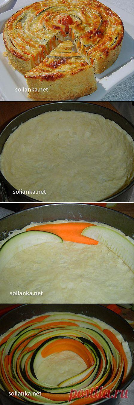 Овощной пирог Полосатик – коронное блюдо