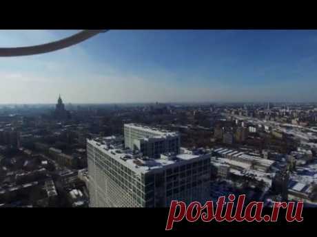 DJI 0047. DJI Phantom 3 pro. ЖК Аэробус и окрестности. Аэропорт. платформа Гражданская. 4K UHD.