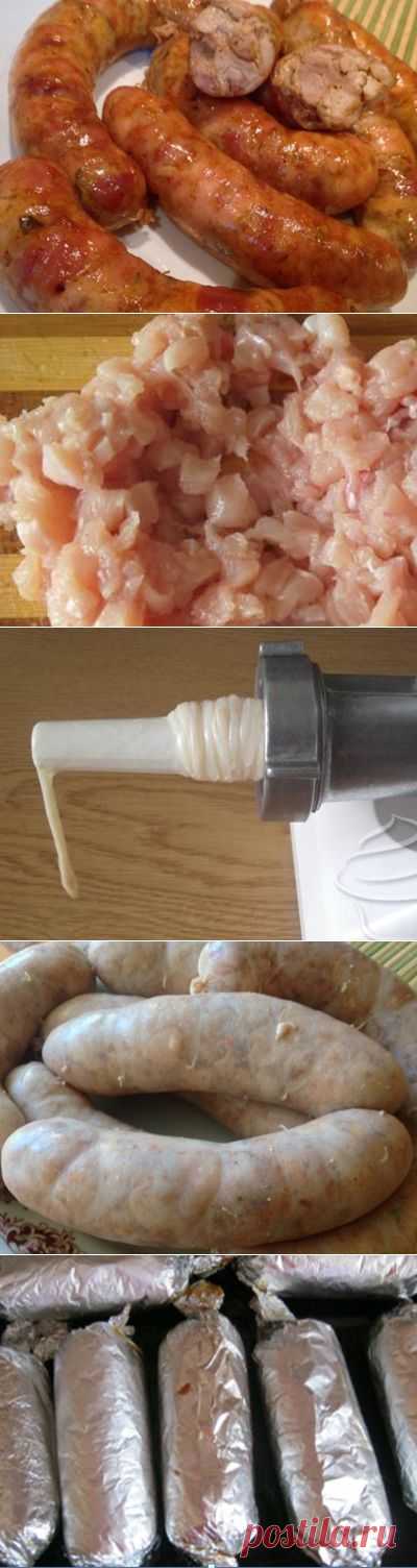 Куриные колбаски, готовим дома - Простые рецепты Овкусе.ру