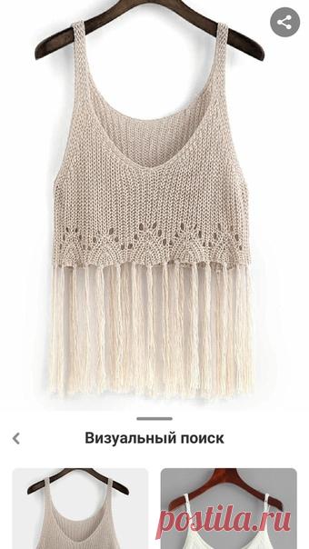 Девочки всем привет. Помогите связать такой топ?! И МОЖНО ЛИ СВЯЗАТЬ КРЮЧКОМ ТАКОЕ?Очень хочется а схему не могу Майти